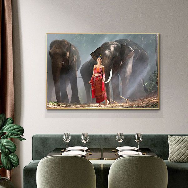 painting elephant with beautiful women oil on canvas scandinavian posters and prints cuadros wall art pictures for living room
painting elephant with beautiful women oil on canvas scandinavian posters and prints cuadros wall art pictures for living room