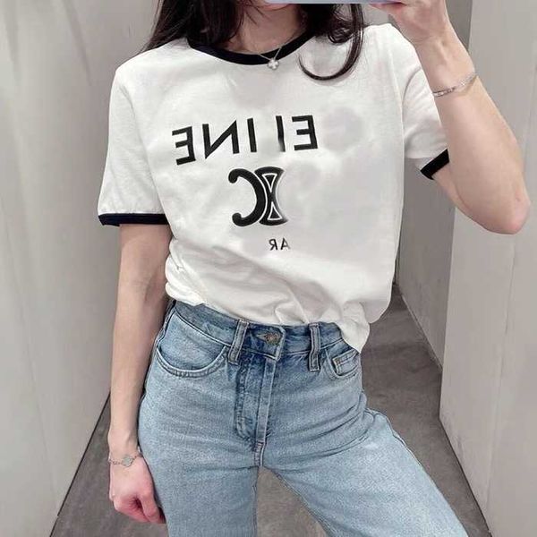 shenzhen high edition ce2023 spring/summer new fashion classic triumphal arch print contrast versatile round neck t-shirt, White
shenzhen high edition ce2023 spring/summer new fashion classic triumphal arch print contrast versatile round neck t-shirt, White