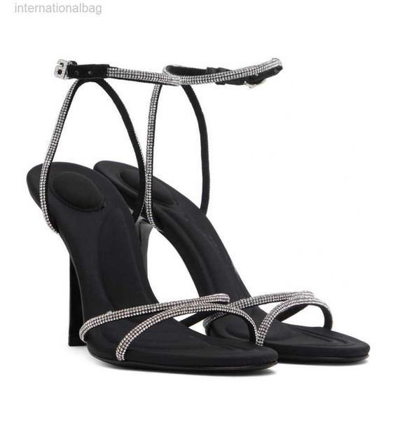 luxury summer brand dahlia women sandals shoes crystal glass strappy with lambskin lining high heels party wedding perfect walking with box, Black
luxury summer brand dahlia women sandals shoes crystal glass strappy with lambskin lining high heels party wedding perfect walking with box, Black