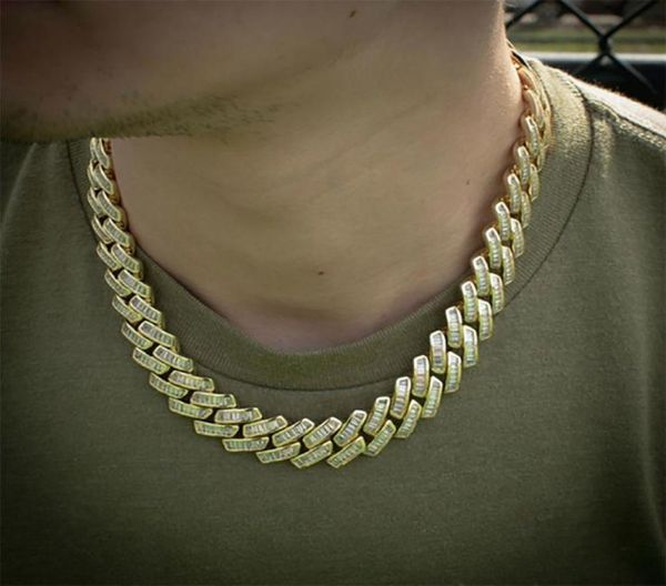 16mm baguette prong cuban link chain 14k white gold plated diamond cubic zirconia jewelry 16inch24inch necklace6257680, Silver
16mm baguette prong cuban link chain 14k white gold plated diamond cubic zirconia jewelry 16inch24inch necklace6257680, Silver