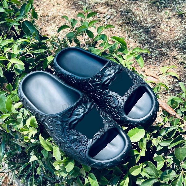 fashion designer slide woman luxury man slipper barocco dimension round toe rubber summer shoe comfort classic 3d head sandal, Black
fashion designer slide woman luxury man slipper barocco dimension round toe rubber summer shoe comfort classic 3d head sandal, Black