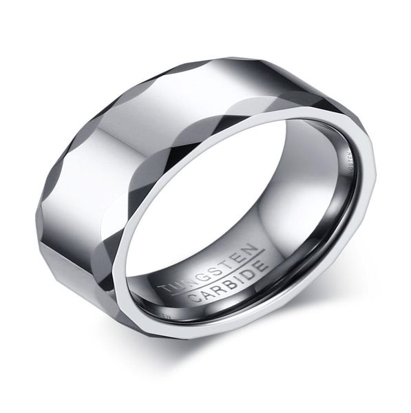 engraving 8mm high polished tungsten carbide ring mens wedding band with faceted edge k37492543873, Silver
engraving 8mm high polished tungsten carbide ring mens wedding band with faceted edge k37492543873, Silver