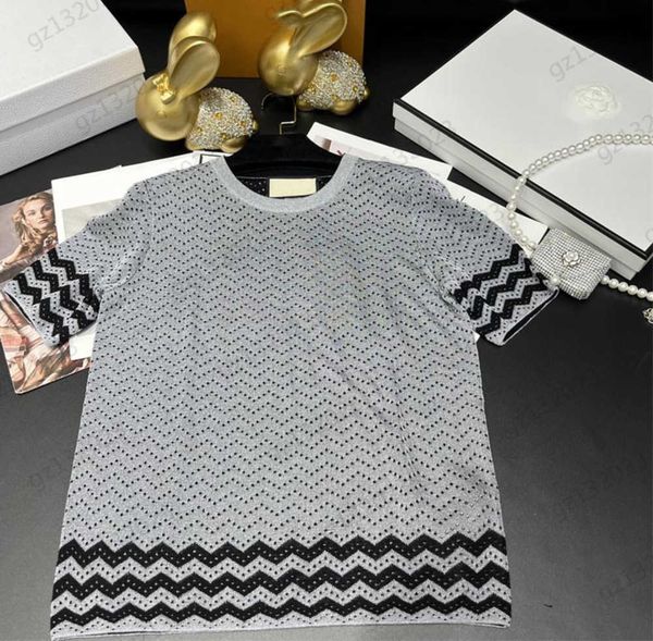 womens t-shirts counter color wavy print hollowed out design short sleeves tee simple designer casual version joker pullover knitted graphi, White
womens t-shirts counter color wavy print hollowed out design short sleeves tee simple designer casual version joker pullover knitted graphi, White