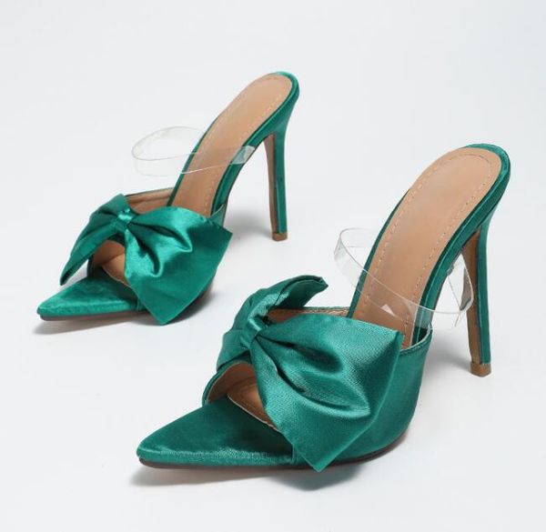 summer women's large bow-knot slippers pointed toe high heel stiletto pumps shoes dress party ladies slides, Black
summer women's large bow-knot slippers pointed toe high heel stiletto pumps shoes dress party ladies slides, Black