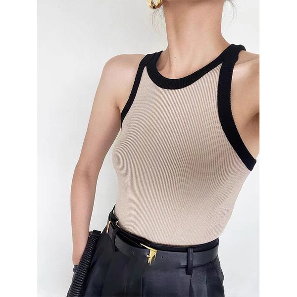 camisoles tanks women's tank collision color tank underwear vintage french suit slim fit short casual tank 230412, Black;white
camisoles tanks women's tank collision color tank underwear vintage french suit slim fit short casual tank 230412, Black;white