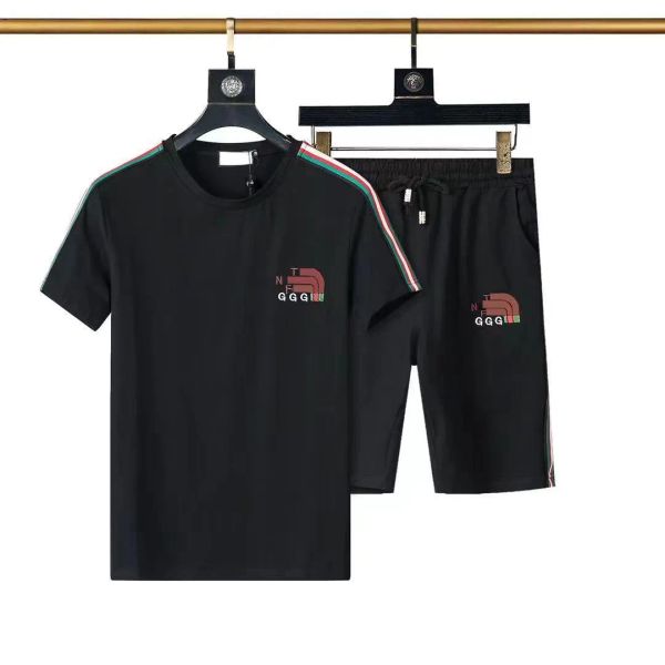 men's tracksuits designer sports suit slimming display lapel t-shirt casual fashion stripe pattern cotton brand spring and summer men&#, Gray
men's tracksuits designer sports suit slimming display lapel t-shirt casual fashion stripe pattern cotton brand spring and summer men&#, Gray