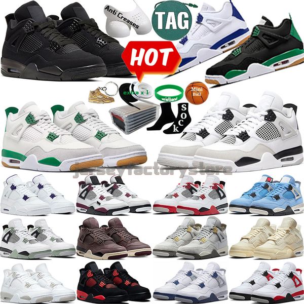4s mens basketball shoes for women 4 military black cat canvas white oreo midnight navy university blue sapphire pine green red metallic men
4s mens basketball shoes for women 4 military black cat canvas white oreo midnight navy university blue sapphire pine green red metallic men