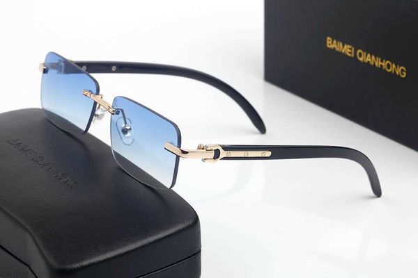 2023 fashionable men's and women's frameless sunglasses 7838designer glasses super lightweight design light business style multico, White;black
2023 fashionable men's and women's frameless sunglasses 7838designer glasses super lightweight design light business style multico, White;black