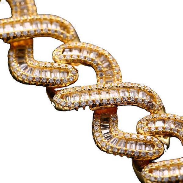 hiphop moissanite bangles cuban chain bracelet moissanite iced out gold cuban link bracelet in stock, Silver
hiphop moissanite bangles cuban chain bracelet moissanite iced out gold cuban link bracelet in stock, Silver
