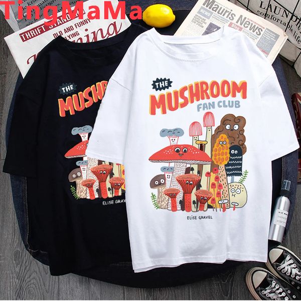womens tshirt mushroom cute t shirts women oneck casual summer graphic woman tshirts fashion streetwear clothes female 230411, White
womens tshirt mushroom cute t shirts women oneck casual summer graphic woman tshirts fashion streetwear clothes female 230411, White