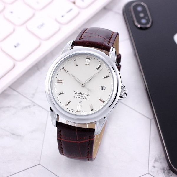 omeg wristwatches for men 2023 new mens watches 40mm three stitches automatic mechanical watch luxury brand leather strap men fashion montre, Slivery;golden
omeg wristwatches for men 2023 new mens watches 40mm three stitches automatic mechanical watch luxury brand leather strap men fashion montre, Slivery;golden