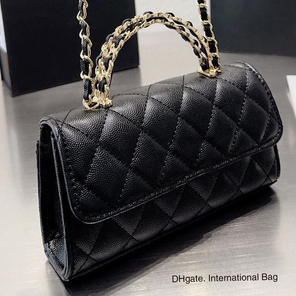 caviar cowhide exquisite flap bag classic designer shoulder crossbody bag particle embossing chain handle luxury leather through chain magne
caviar cowhide exquisite flap bag classic designer shoulder crossbody bag particle embossing chain handle luxury leather through chain magne