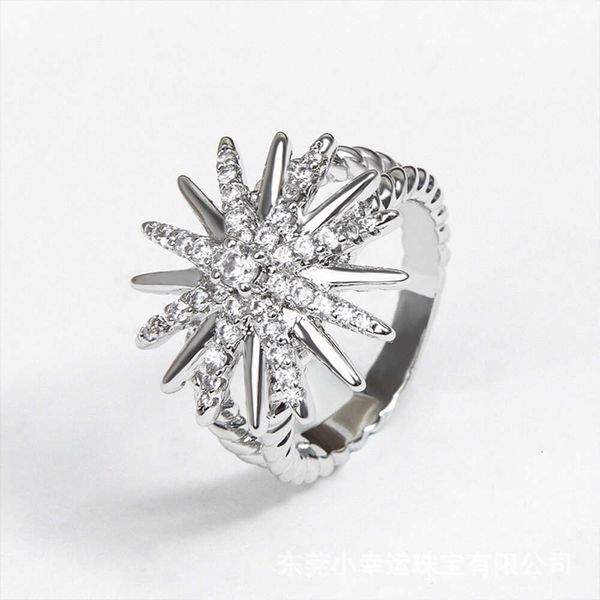 Classic Designer DY Ring Jewelry Luxury Fashion jewelry Sunflower Full of Imitation Diamond Stars Simple Style Accessories Ring for Women DY Jewelry Christmas gift
Classic Designer DY Ring Jewelry Luxury Fashion jewelry Sunflower Full of Imitation Diamond Stars Simple Style Accessories Ring for Women DY Jewelry Christmas gift