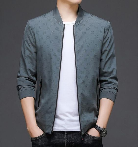 bl2630 black print baseball jacket zip up business casual men designer jacket spring mens coats, Black;brown
bl2630 black print baseball jacket zip up business casual men designer jacket spring mens coats, Black;brown