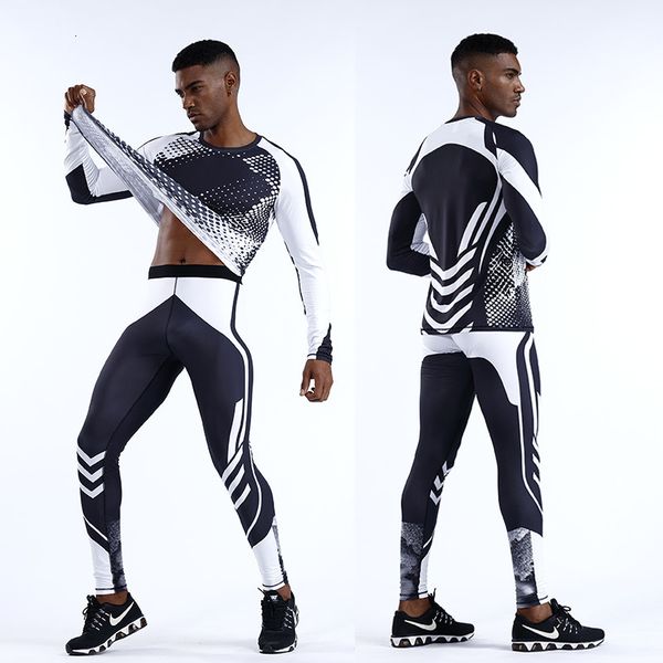 men's tracksuits 3pcs tracksuit men running set compression fitness quick dry gym clothing training rashguard sportswear man tights spo, Gray
men's tracksuits 3pcs tracksuit men running set compression fitness quick dry gym clothing training rashguard sportswear man tights spo, Gray