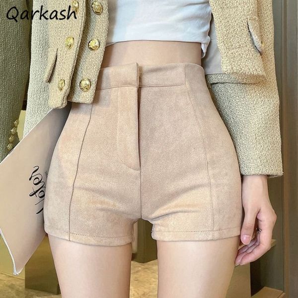 women's shorts women's ultra-thin high waisted solid color autumn clothing ropea mujer all match minimalist casual elegant retro 2, White;black
women's shorts women's ultra-thin high waisted solid color autumn clothing ropea mujer all match minimalist casual elegant retro 2, White;black