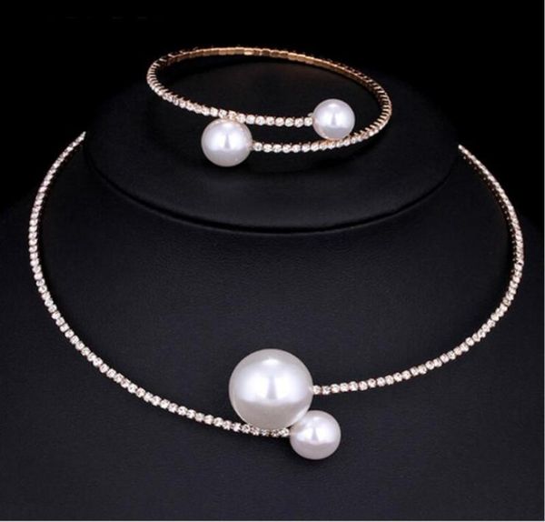 european and american diamond pearl necklace bracelet suit short clavicle necklace jewelry for women gift 1873565, Silver
european and american diamond pearl necklace bracelet suit short clavicle necklace jewelry for women gift 1873565, Silver