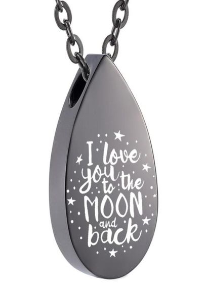 i love you to the moon and back cremation urn necklace ashes pendant stainless steel keepsake teardrop necklace jewelry3558661, Silver
i love you to the moon and back cremation urn necklace ashes pendant stainless steel keepsake teardrop necklace jewelry3558661, Silver