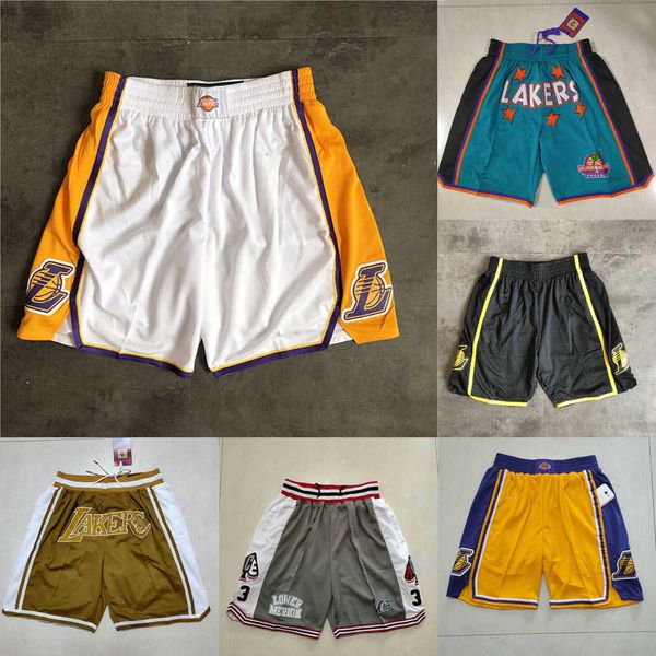 los angeles''lakers''men throwback basketball shorts pocket red black green
los angeles''lakers''men throwback basketball shorts pocket red black green