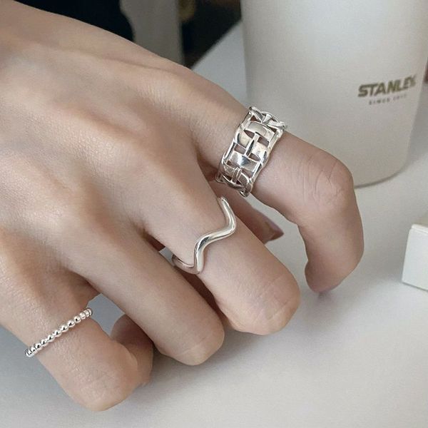 couple rings vintage rings hollow-out braided open ring birthstone rings brand rings for woman man heart ring enamel designer rings circlet, Silver
couple rings vintage rings hollow-out braided open ring birthstone rings brand rings for woman man heart ring enamel designer rings circlet, Silver