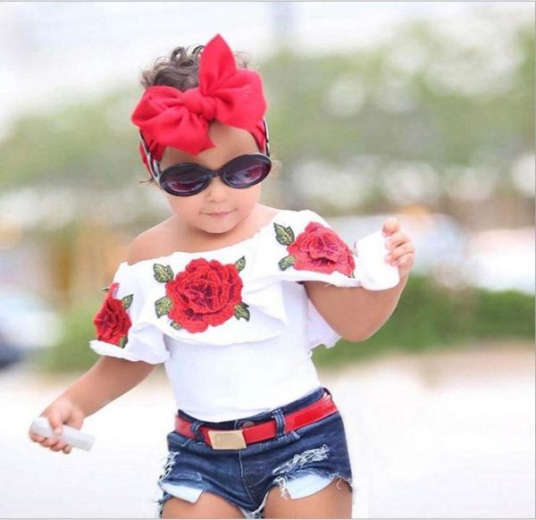 2pcs toddler kids baby girls clothes summer sleeveless flower jeans denim short outfits girls clothing set6594935, White
2pcs toddler kids baby girls clothes summer sleeveless flower jeans denim short outfits girls clothing set6594935, White