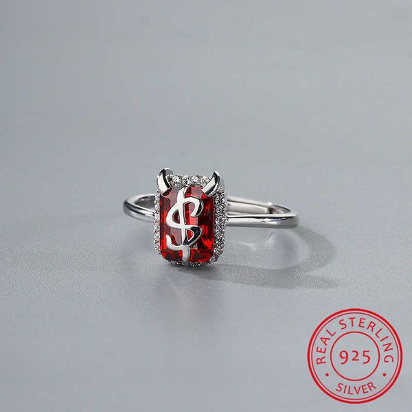 band rings luxury female ruby red square stone ring % real sterling silver wedding ring cute open thin engagement rings for women aa230412
band rings luxury female ruby red square stone ring % real sterling silver wedding ring cute open thin engagement rings for women aa230412