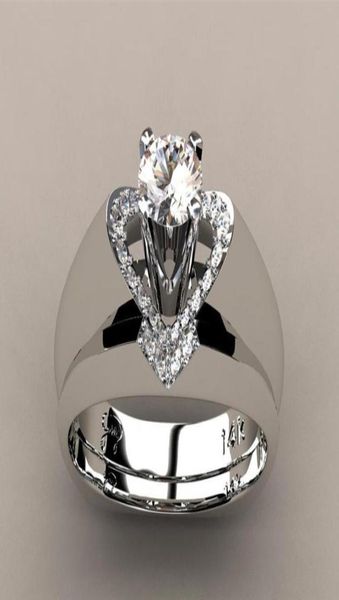 new creative heartshaped diamond ring female european and american fashion generous engagement ring set ring whole6998019, Silver
new creative heartshaped diamond ring female european and american fashion generous engagement ring set ring whole6998019, Silver