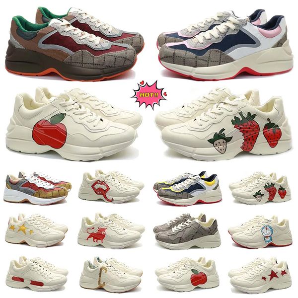 Designer shoes luxury sneakers shoes Rhyton Sneaker Lip Sports Thick Soled Cartoon Letters fashion casual shoes beige men's retro print women Leather Embroidery, #7
Designer shoes luxury sneakers shoes Rhyton Sneaker Lip Sports Thick Soled Cartoon Letters fashion casual shoes beige men's retro print women Leather Embroidery, #7