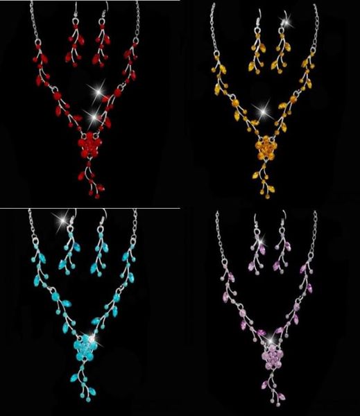 european and american simple branch bride water drill drop necklace ear pin set 2piece wedding jewelry fashion classic exquisite 6212261, Silver
european and american simple branch bride water drill drop necklace ear pin set 2piece wedding jewelry fashion classic exquisite 6212261, Silver