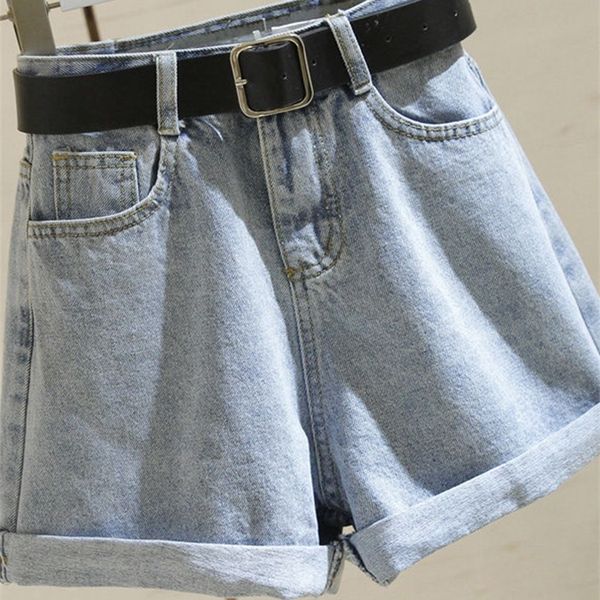 women's shorts ailegogo streetwear high waist women's blue denim shorts with belt casual women's wide leg jeans in spring and, White;black
women's shorts ailegogo streetwear high waist women's blue denim shorts with belt casual women's wide leg jeans in spring and, White;black