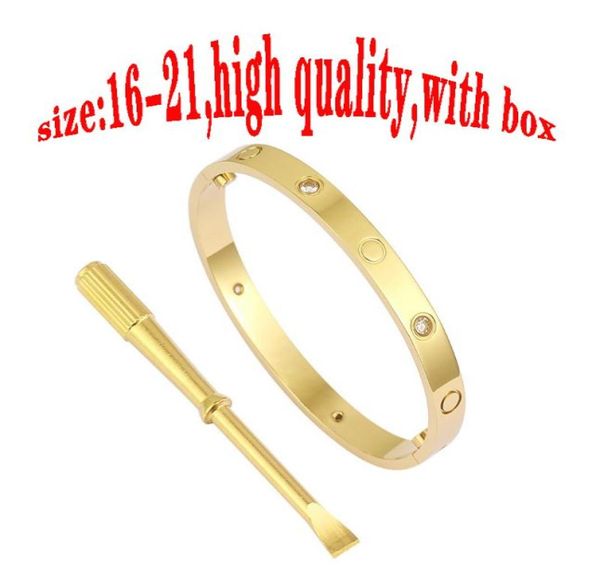 red box bangle love screw bracelet for woman man 1621 luxury jewelry bangle classic 50 titanium steel alloy craft 925s silver go3718724, Black 
red box bangle love screw bracelet for woman man 1621 luxury jewelry bangle classic 50 titanium steel alloy craft 925s silver go3718724, Black