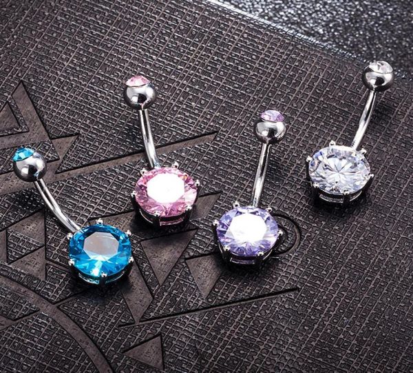 women fashion navel belly button ring surgical steel bright crystal gem ball piercing bar round rings jewellery6363081, Silver
women fashion navel belly button ring surgical steel bright crystal gem ball piercing bar round rings jewellery6363081, Silver