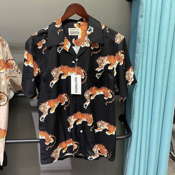 luxury mens wacko maria t shirt tiger printed shirts short sleeve fashion brand designer tees wacko maria size s-xl, White;black
luxury mens wacko maria t shirt tiger printed shirts short sleeve fashion brand designer tees wacko maria size s-xl, White;black