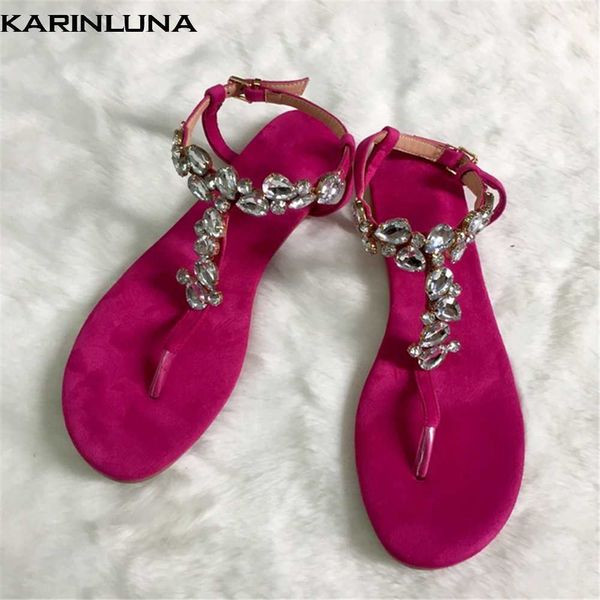 sandals karinluna brand design big size 47 leisure crystals beach women shoes summer flat shoes woman sandals flip flops, Black
sandals karinluna brand design big size 47 leisure crystals beach women shoes summer flat shoes woman sandals flip flops, Black