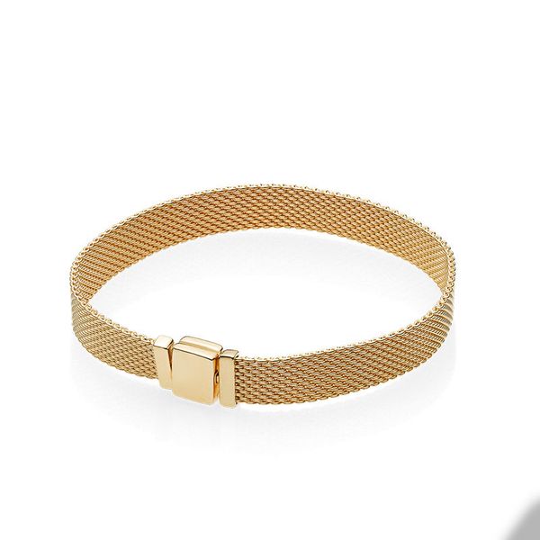 gold plating mesh bracelet for pandora 925 sterling silver strap style wedding charm bracelets for women girlfriend gift designer bracelets, Golden;silver
gold plating mesh bracelet for pandora 925 sterling silver strap style wedding charm bracelets for women girlfriend gift designer bracelets, Golden;silver