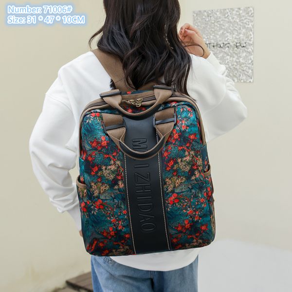 factory wholesale ladies shoulder bags 4 colors classic elegant retro printed backpack light high density oxford fabric fashion handbag coll
factory wholesale ladies shoulder bags 4 colors classic elegant retro printed backpack light high density oxford fabric fashion handbag coll