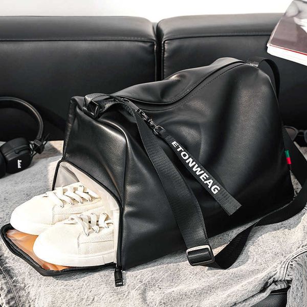 dry and wet separation independent shoe position men's one shoulder fitness bag, trendy outdoor sports bag, short distance luggage bag,
dry and wet separation independent shoe position men's one shoulder fitness bag, trendy outdoor sports bag, short distance luggage bag,