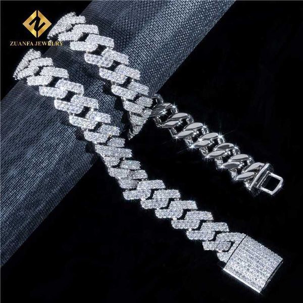 iced out moissanite jewelry white gold yellow gold rose gold color 15mm two row vvs moissanite cuban link chain chocker, Silver
iced out moissanite jewelry white gold yellow gold rose gold color 15mm two row vvs moissanite cuban link chain chocker, Silver