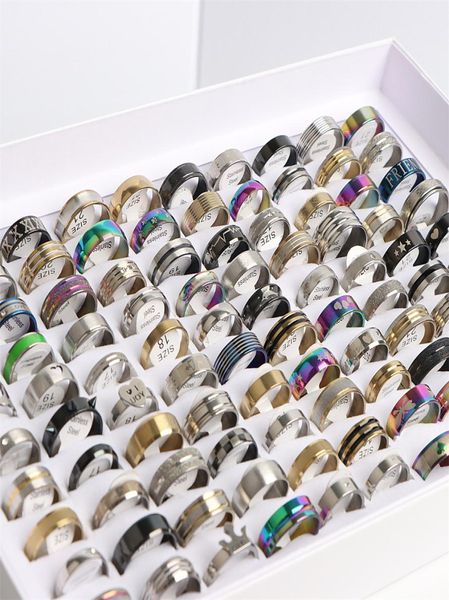 fashion colorful stainless steel finger rings jewelry for women men heart love mix style simple party gifts whole 100pcslot1048208, Golden;silver
fashion colorful stainless steel finger rings jewelry for women men heart love mix style simple party gifts whole 100pcslot1048208, Golden;silver
