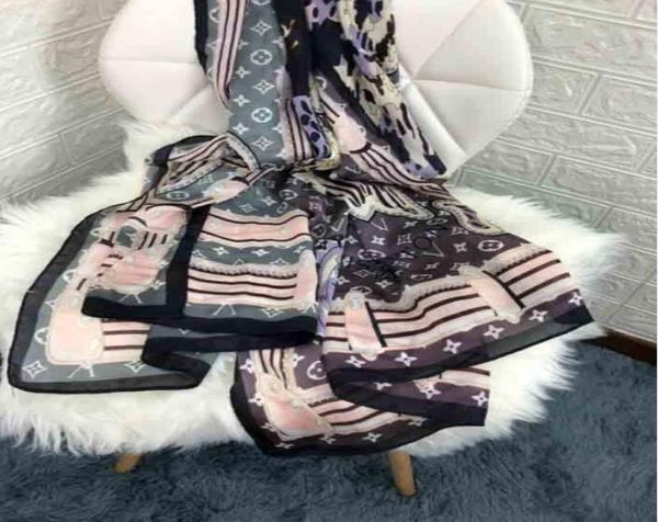 2021 new springsummer highquality silk scarves 18090cm outdoor travel fashion scarves for men and women4483979, Blue;gray
2021 new springsummer highquality silk scarves 18090cm outdoor travel fashion scarves for men and women4483979, Blue;gray