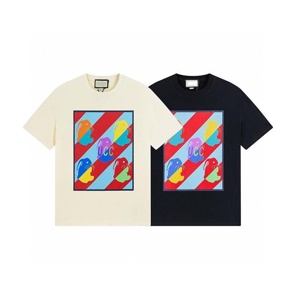 2023 new men's t-shirt designer summer fashion sweatshirt pure cotton breathable short sleeve casual cartoon print men's and women, White;black
2023 new men's t-shirt designer summer fashion sweatshirt pure cotton breathable short sleeve casual cartoon print men's and women, White;black