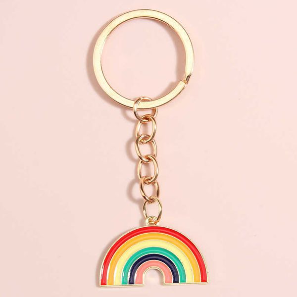 key rings new cute rainbow keychain colorful arched line key ring enamel key chains for women girl summer gifts diy jewelry handmade aa23041, Slivery;golden
key rings new cute rainbow keychain colorful arched line key ring enamel key chains for women girl summer gifts diy jewelry handmade aa23041, Slivery;golden