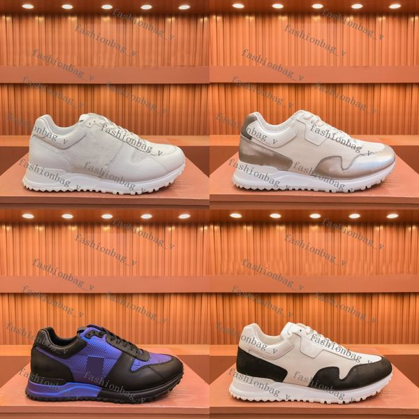designer casual shoes men run away leather sneakers mesh mixed color trainer retro splicing stylist shoe sneaker, Black
designer casual shoes men run away leather sneakers mesh mixed color trainer retro splicing stylist shoe sneaker, Black