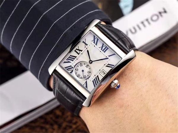 men fashion watch classic square design stainless steel mens watches automatic movement glide sweep move wristwatches clock a26, Slivery;brown
men fashion watch classic square design stainless steel mens watches automatic movement glide sweep move wristwatches clock a26, Slivery;brown