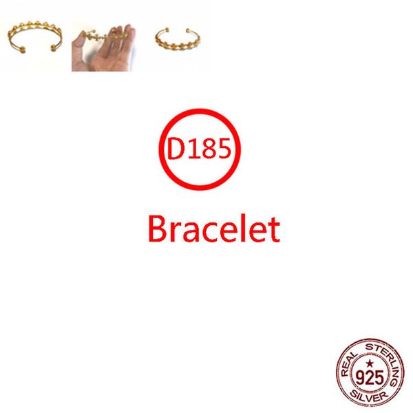 d185 s925 sterling silver bracelet fashion letter personalized retro gold plated cross flower couple punk hip hop jewelry style lover gift, Black 
d185 s925 sterling silver bracelet fashion letter personalized retro gold plated cross flower couple punk hip hop jewelry style lover gift, Black