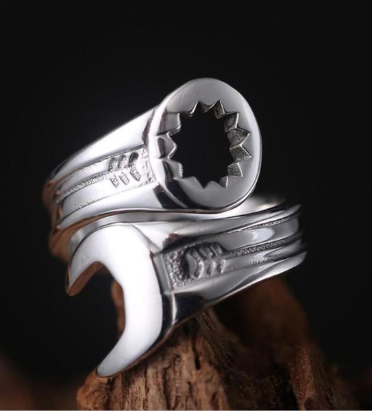 fashion vintage retro men biker ring band rings spanner curved mechanic wrench tool stainless steel heavy hip hop vinatge styles6072367, Silver
fashion vintage retro men biker ring band rings spanner curved mechanic wrench tool stainless steel heavy hip hop vinatge styles6072367, Silver