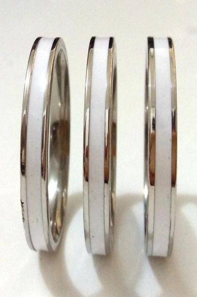 30pcs men women 4mm charm elegant ring classic stainless steel ring white enamel stainless steel comforable ring bithday gift part7958861, Silver
30pcs men women 4mm charm elegant ring classic stainless steel ring white enamel stainless steel comforable ring bithday gift part7958861, Silver