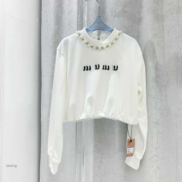 fashion women sweater diamond embroidery sweatshirt miu designer sweaters womens hoodie lapel long-sleeved tshirt pullover coatbyno, Black
fashion women sweater diamond embroidery sweatshirt miu designer sweaters womens hoodie lapel long-sleeved tshirt pullover coatbyno, Black