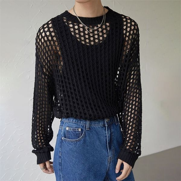 mens tshirts 2023 vintage loose smock summer fashion allmatch casual geometic hollow out outfits seethough knit shirts 230412, White;black
mens tshirts 2023 vintage loose smock summer fashion allmatch casual geometic hollow out outfits seethough knit shirts 230412, White;black