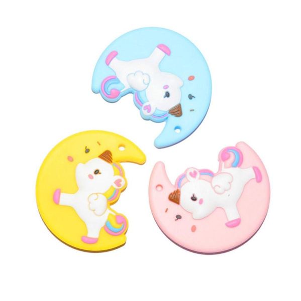 cute silicone moon design teethers with colorful unicorn baby teething toys safe silicone moon unicorn pendant teether chewable be2357398
cute silicone moon design teethers with colorful unicorn baby teething toys safe silicone moon unicorn pendant teether chewable be2357398
